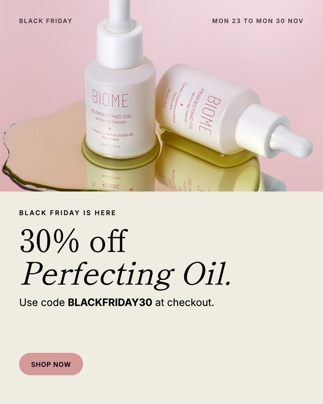 Biome sale ad